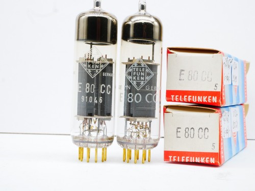 Matched pair e80cc telefunken - e80cc,