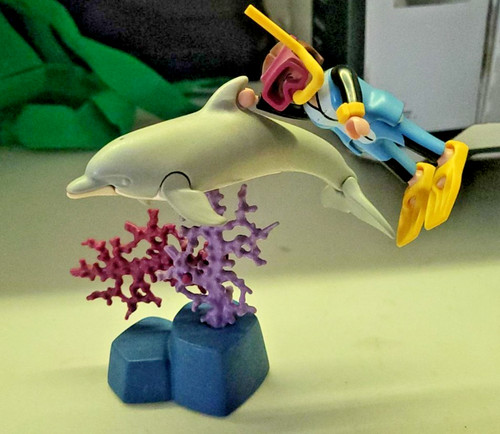 Playmobil delfin mit - mit, taucher
