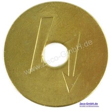 50 Stück Blitz-Wertmarke