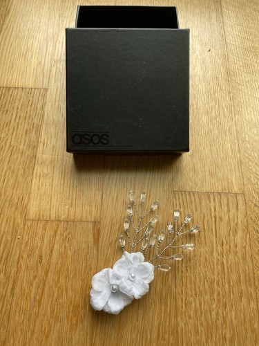 Haarschmuck brautschmuck weiß - haarschmuck,