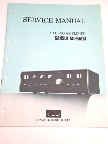 Original service manual sansui - service,