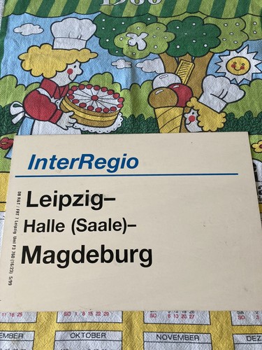 Original zuglaufschild - original,