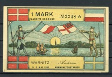 Warnitz mark notgeld dns - 1,