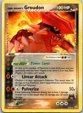Pokémon Groudon 9/95 EX Team