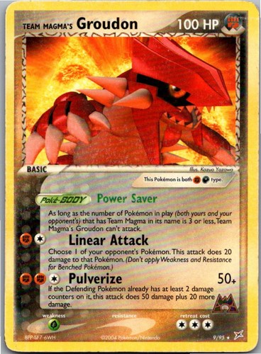 Pokémon groudon ex team - 9/95,
