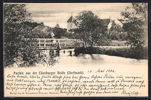 Dorfmark ortspartie mit - ortspartie,
