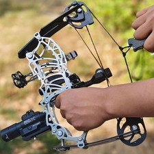 13" Mini Compound Bogen Pfeil 15-32lb Einstellbare Bogenschießen Jagdbogen RH LH