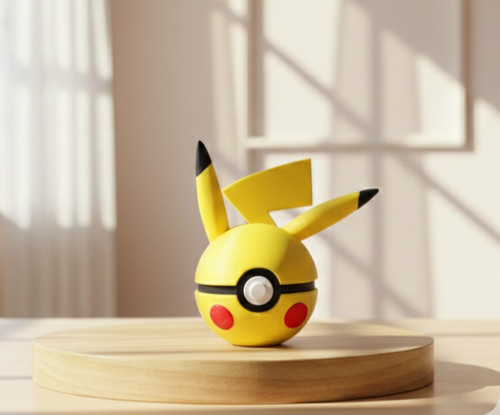 Pokeball pikachu design - pokeball,