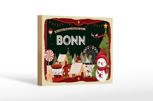 Holzschild weihnachten grüße - weihnachten,