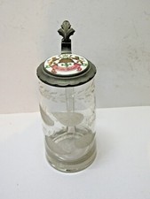 Glaskrug biedermeier - -,