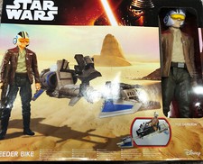 Star Wars Speeder Bike mit Poe