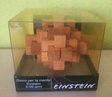 3D Holzpuzzle Kristall MindGame Einstein verflixte Holzspiele Knobelspiel Puzzle
