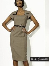 NEU BRAUN-BEIGE KARIERT