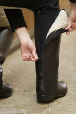 »Happy Boot« PVC-Winter-Reitstiefel mit Reißverschluss gefüttert wasserdicht USG
