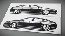 Citroen C6 Sticker Silhouette