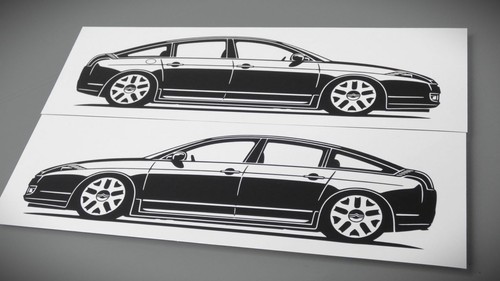 Citroen aufkleber - citroen, c6
