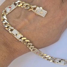 14k gold monaco ace - gold, karten