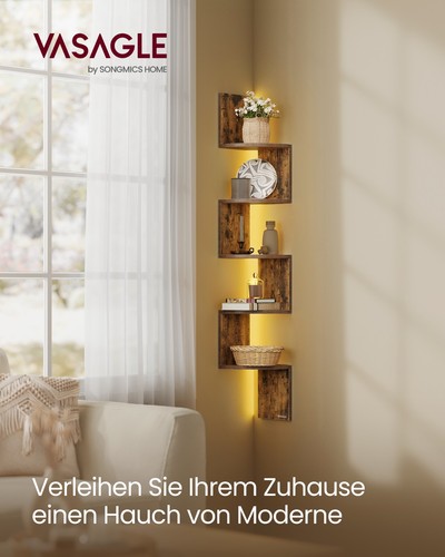 Vasagle eckregal mit - vasagle,