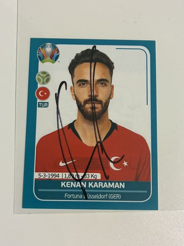 Kenan karaman autogramm panini - karaman,