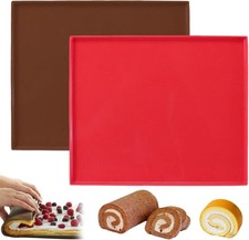 2 Stück Silikon Backmatte mit