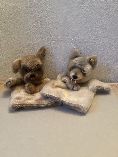 Steiff handpuppen vintage wolf - steiff,