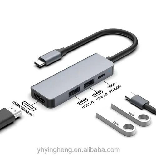 Usb hub typ - c, adapter