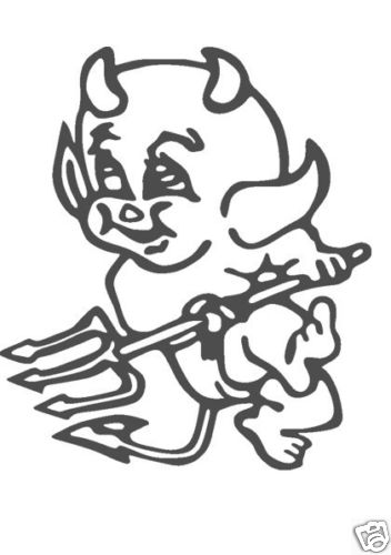 Aufkleber sexy teufel - aufkleber, sticker