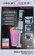 PROFI COOK AKKU-Stabmixer PC-SM 1237 A - 7,4V Akku, Edelstahlgehäuse - Neu