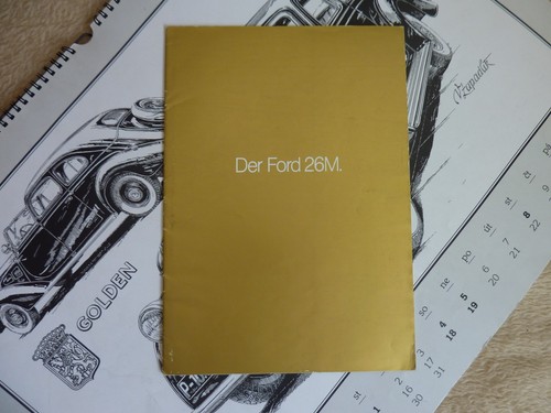 Seltener prospekt ford 26 m - seltener,
