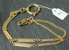 Alte goldene Taschenuhrkette