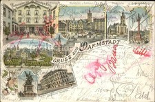 Darmstadt Restauration Residenzschloss Marktplatz Rathaus Stadtkirche Kriegerden