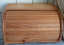 Brotkasten aus Holz mit Rolldeckel Brotbox Brotdose Brotkiste  ca. 40 cm