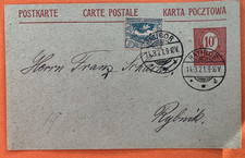 OBSL, 1921, Ganzsache, P 1 ZF