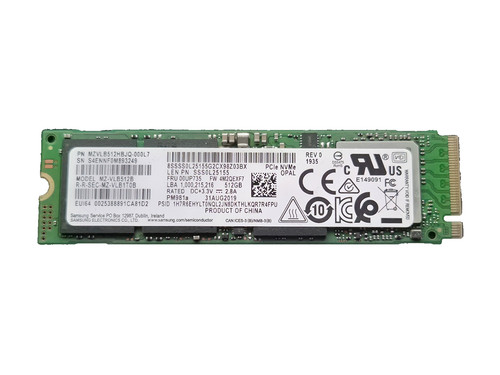 Samsung 512gb pcie x4 nvme - 3.0,