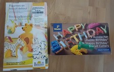 2 Ausstecher Set. Tiere und Happy Birthday