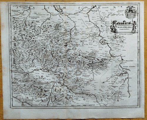 Karte thüringen mansfeld - mansfeld, #