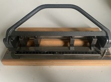 Vintage Locher Büro Vierfachlocher Soennecken Nr. 5104 Metall Holz 2,9 kg 50er