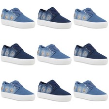 Damen denim plateau sneaker - plateau,