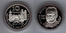FRANKREICH   10 Francs 1985   Victor Hugo   Silber/PP