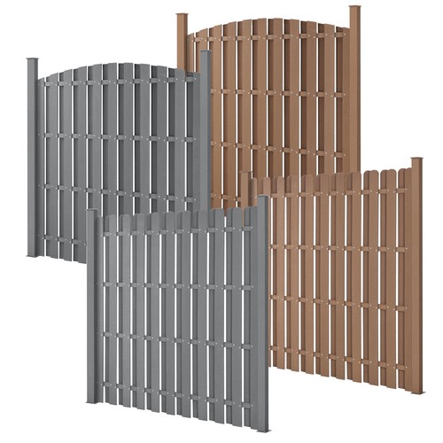 Wpc gartenzaun sichtschutzzaun - gartenzaun,