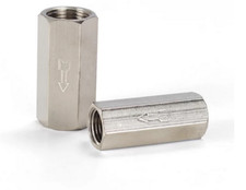 Pneumatik Rückschlagventil 1/8"  1/4"  3/8" 1/2" Zollgewinde für Druckluft 