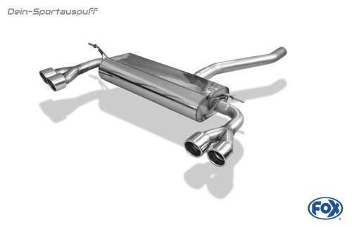 Fox edelstahl sportauspuff - edelstahl,