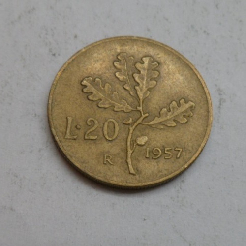 Italien lire 1957 - 20, lire,