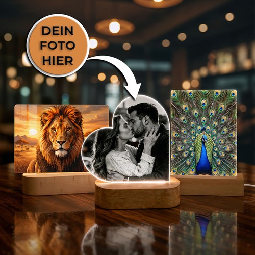 Personalisierte led lampe - led,