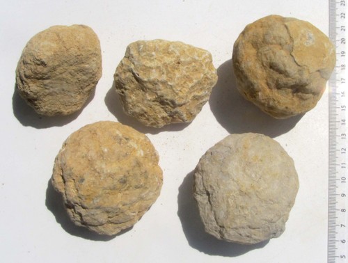 Quarzgeoden 5 stück - 1, kg