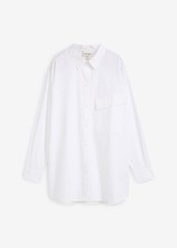 Longbluse aus reiner Baumwolle