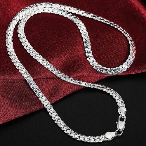 Silberkette goldkette 6mm - od,