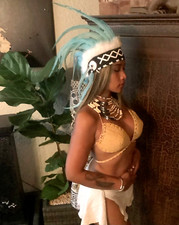 2Indianer Kopfschmuck War