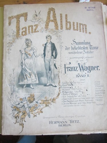 Vintage klaviernoten - vintage,