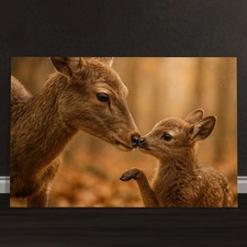 ✅ Rehfamilie, Tier Kunst